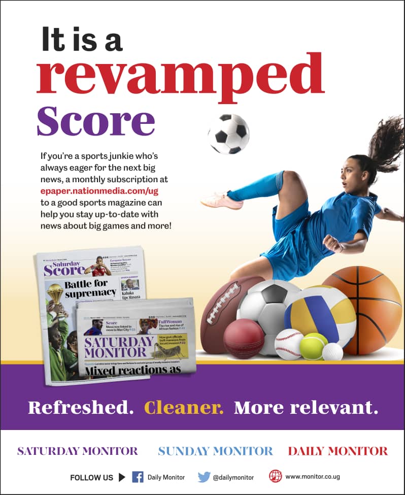 DailyMonitor's tweet photo. Looking to keep updated with what's happening in the sports world, both locally and internationally? Our fresh and new-looking @Monitor_Sport magazine will give you that information. Pick your copy at the nearest stand or online at https://t.co/UGivxpPqn5 #MonitorRevamped https://t.co/axl1tSfqI3