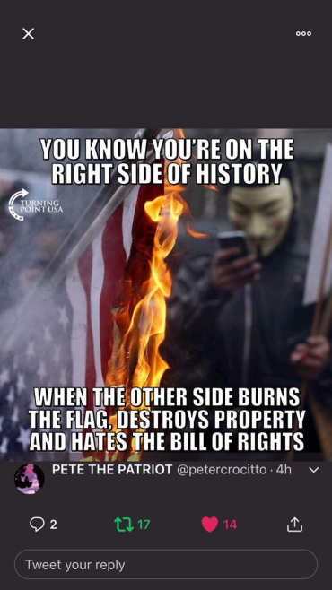 UPMHPM's tweet photo. @POTUS #FakeNewsMedia Is still fanning the flames! #WakeUpAmerica #TheyWantYouDivided #TheyWantYourRights #TheyWantControl #PatriotsUnite  #WWG1WGA #NothingCanStopWhatIsComing #MagaOneVoice https://t.co/mEwNay52vs