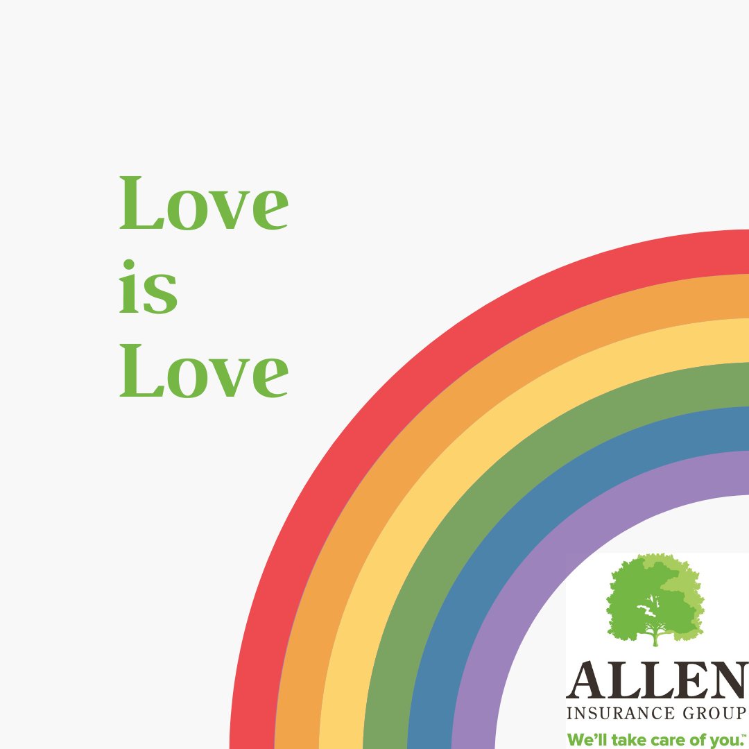 Happy Pride Month from our team at Allen Insurance Group