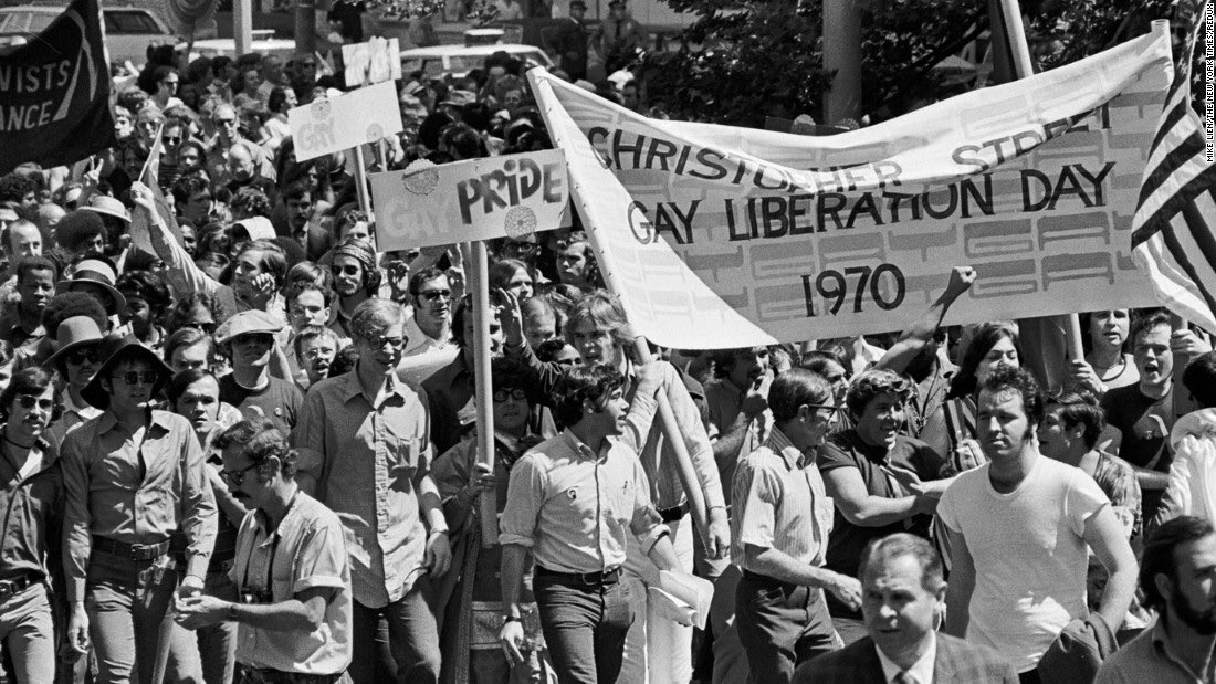 In 1970, Chicago held its first gay pride parade, historically documenting one of the first pride parades as we know them.