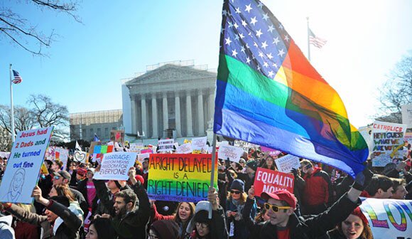 On June 26, 2015, the U.S. Supreme Court struck down all state bans on same-sex marriage, legalizing it in all fifty states.