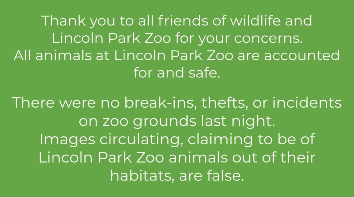 Lincoln Park Zoo on Twitter: 