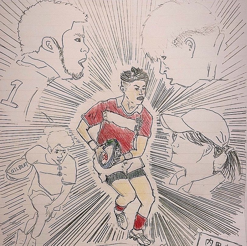 krfc2015's tweet photo. こんばんは！
本日よりインスタグラムにて、
お家で特技対決🔥をアメリカンフットボール部の皆さんと行っています！
本日の対決は「絵」！🏈🏉
1日目は見事、ラグビー部が勝利しました！🔥
明日の対決は「歌」です！
お楽しみに！ https://t.co/0DH3Mxs4Pj