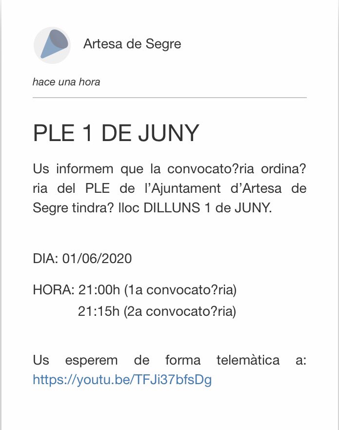 ApcSegre's tweet photo. Us hi esperem!
#pleartesadesegre https://t.co/43Syfvb2g6