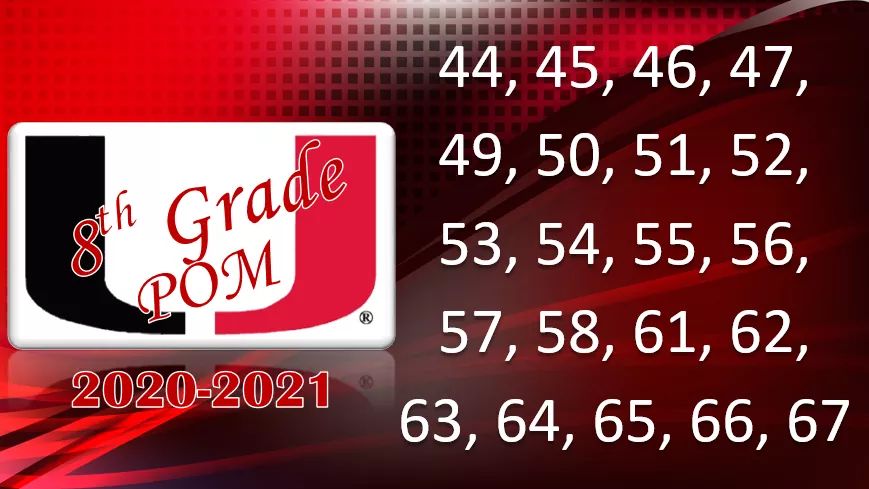 UnionPom's tweet image. After some amazing virtual tryouts the final list of our new Union Pom squad members for the 2919-20 season are listed below!! Congratulations to all of our Union Pom team members!