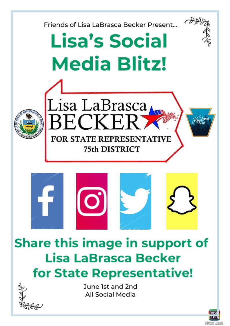 LisaBeckerPA's tweet photo. Retweet! https://t.co/pHYuJsQ090