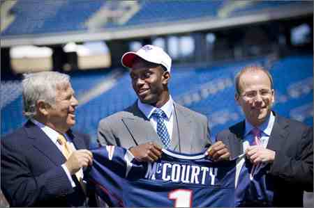 In 2010, the Patriots drafted cornerback Devin McCourty 27th overall. He would go on to have 2 forced fumbles, 7 interceptions (1 behind the league lead), was selected as second team all-pro, and be voted to the Pro Bowl.