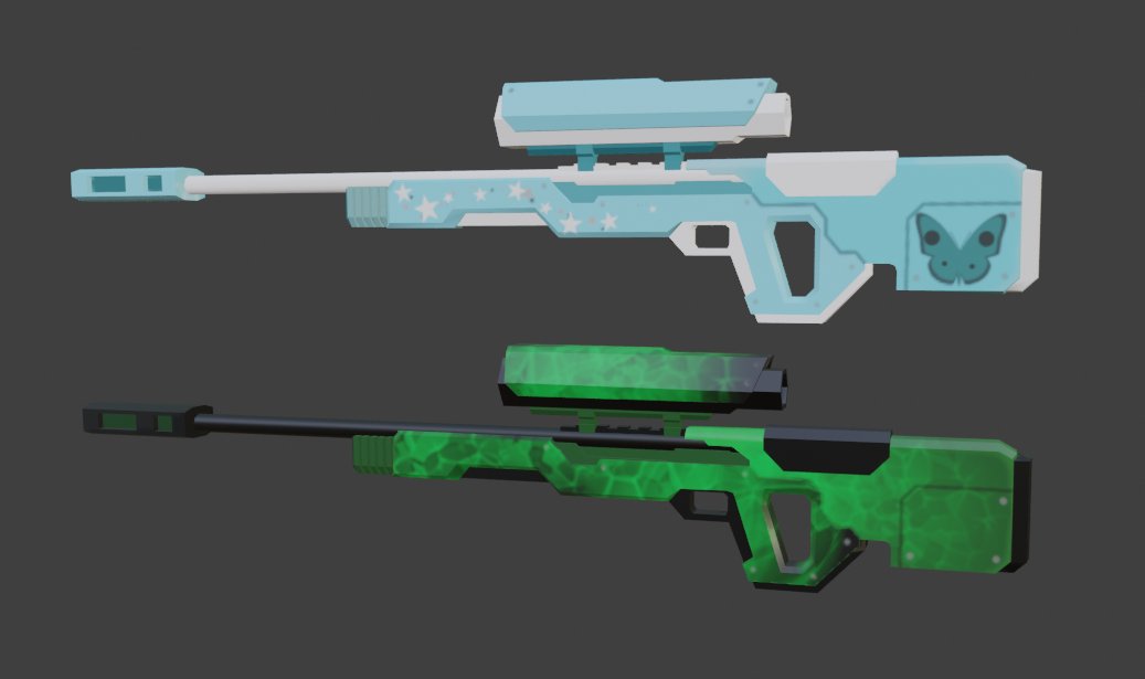 Caio Cabral On Twitter Some New Colors For The Cyberpunk Sniper Hope You Guys Enjoy It Robloxugc Robloxdev Ugc - sniper roblox
