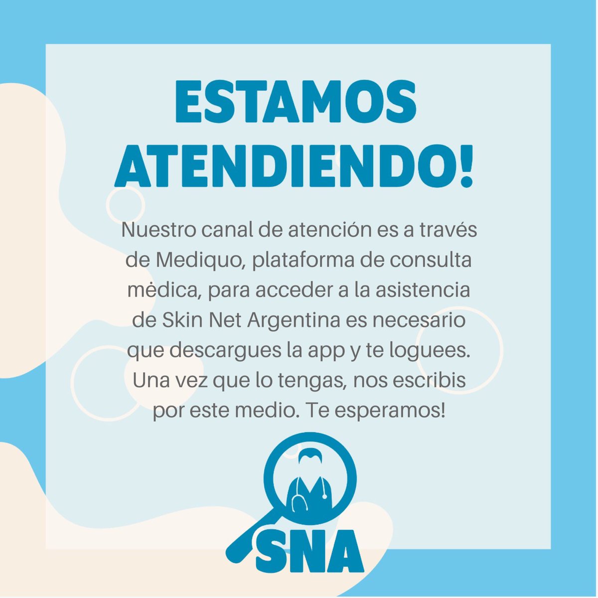 ArgentinaSkin's tweet photo. Urgencias en dermatología para pacientes sin cobertura! Lunes a viernes de 9 a 11 y de 16 a 18. https://t.co/p50AbtJ7Ub