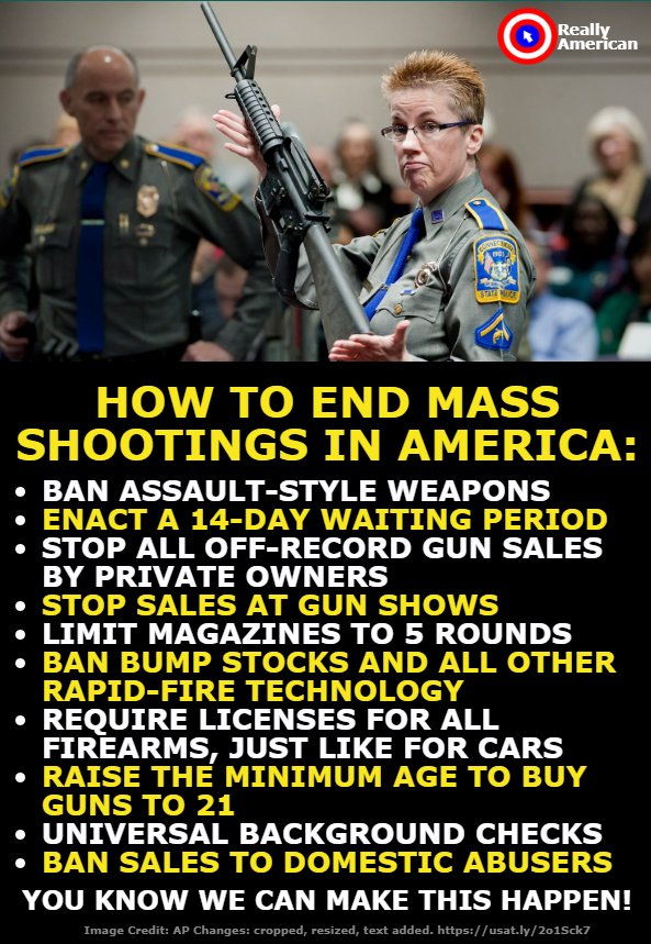 PositivelyNot's tweet image. ...when it's laid out in short, simple, clear sentences even a brain-dead #MAGAt can understand, it's not ambiguous... #CommonSenseGunControl