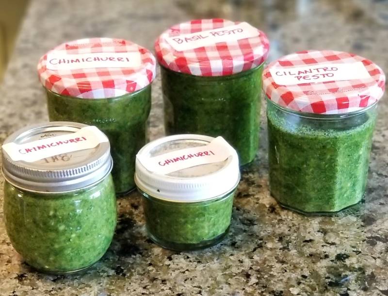 FormerChefBlog's tweet image. New post today! What to make with extra herbs, or, how I made three different herb sauces in 15 minutes in one Cuisinart bowl. formerchef.com/2020/06/01/wha…