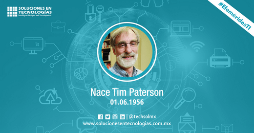 techsolmx's tweet photo. Un día como hoy (01/06/1956): Nacía Tim Paterson, programador informático, mejor conocido como «El Padre de MS-DOS», el sistema operativo de computadoras personales más utilizado en la década de 1980. https://t.co/X03rqGL4wu
#SomosSoluciones #EfeméridesTI #TimPaterson #MSDOS #IT https://t.co/3IFEHaikHA