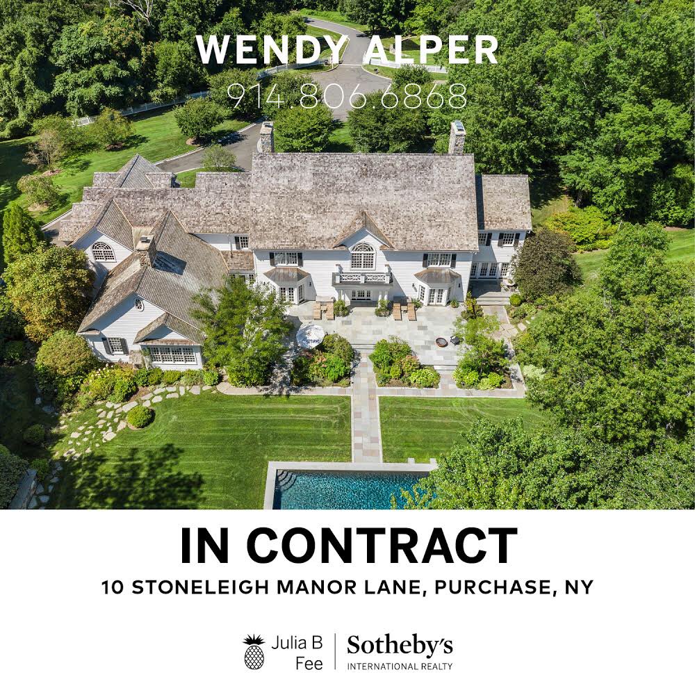 WendyAlper's tweet photo. In Contract!!! 10 Stoneleigh Manor #Purchase #NewYork #OnlySothebys #JuliaBFee #SothebysRealty #InContract #Westchester #RealEstate #LuxuryListing #Lifestyle #Modern #Outdoor #InteriorDesign #BurbsRock #MillionDollarListing #HappyToHelp #OnlyAgentYouNeed #CallMe #WendyAlper https://t.co/OYbpuDmiTW