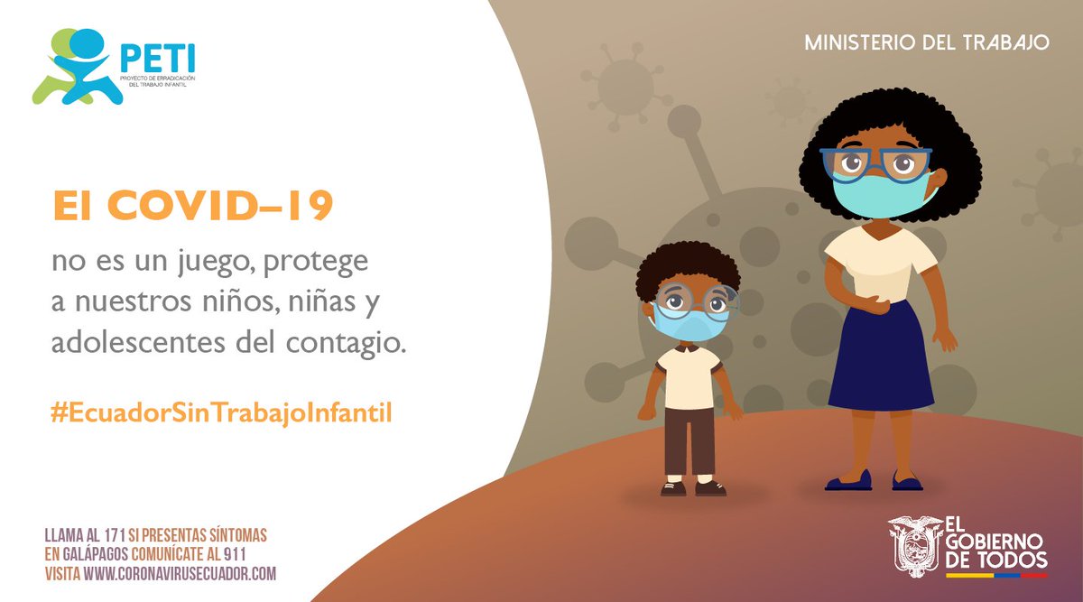 El #Covid_19 es una pandemia que está afectando al mundo y a nuestro país, evita el contacto social y cumple las medidas dispuesta por el #COENacional para precautelar la salud de tu familia.
#NosCuidamosTodos