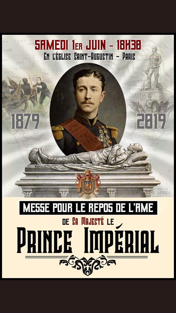 El 1 de junio de 1879, a sus 23 años, murió en combate contra los zulúes el Príncipe Imperial, hijo de Napoleón III y la emperatriz Eugenia, conocido como Napoleón IV.