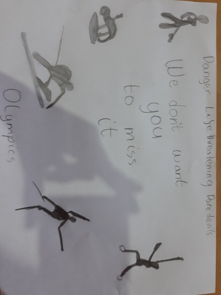 Frances04535868's tweet photo. Olympic poster @Class5_6W https://t.co/tCdbsbTd9w