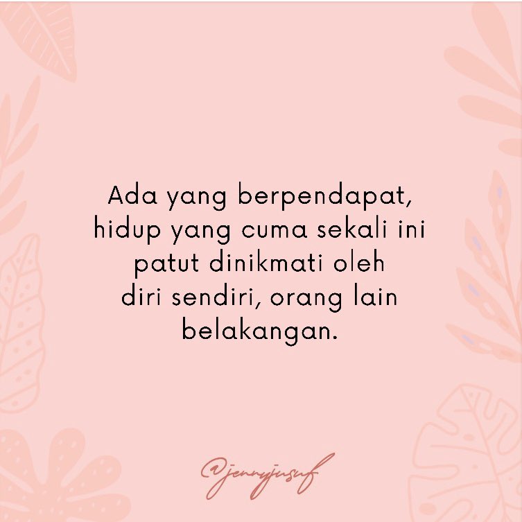 untuk kepala dan hati yang sedang bising 🙂

lanjutannya ada di sini: instagram.com/p/CA5Umc_JMm7/…