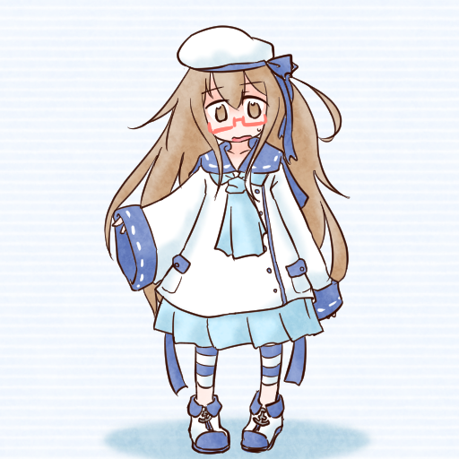 望月(艦これ) 「おれは一人でも 望月にかわいい服を着せてみせる! 」|樽のイラスト