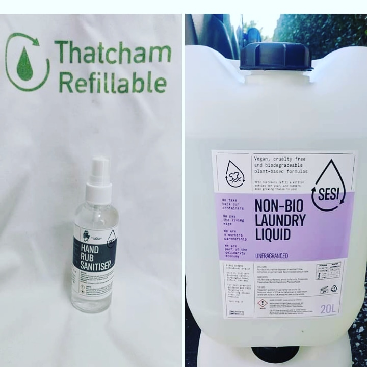 We have non bio back in stock and hand sanitiser new in stock!
Delivieries are Tuesday's and Thursday's within 10 miles of Thatcham.
More detail and prices on our website
thatchamrefillable.co.uk