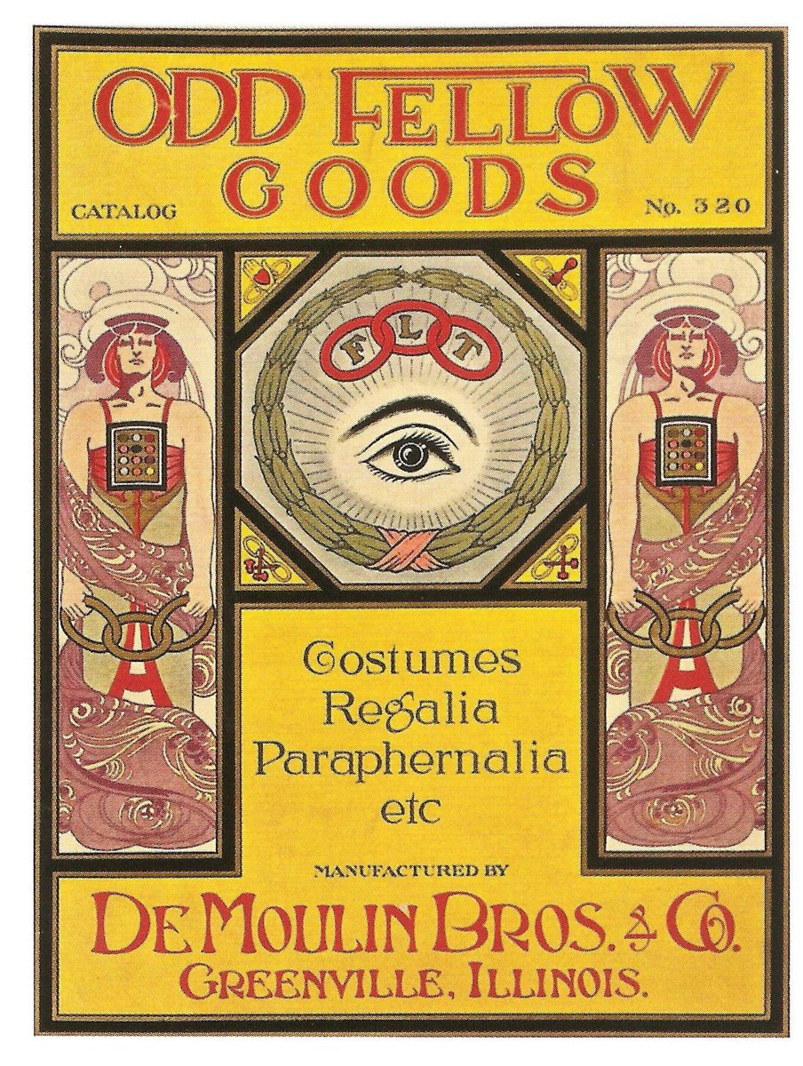 HSAFraternalism's tweet photo. Along with printed rituals, the best insight into the lost history of fraternal orders are Regalia Supply catalogs. Between 1870 and 1930 dozens of manufacturing firms supplied thousands of retail stores and millions of mail-order fraternal customers.
#regalia #oddfellows #ioof https://t.co/HMPccE2GRF