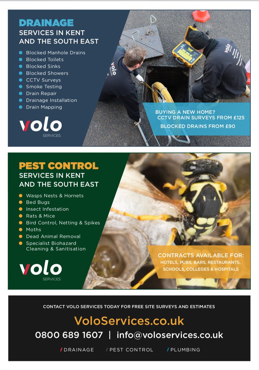 <a href="/VoloServicesUK/">Volo Services</a> are back online today. We hope all of our customers and co-workers are keeping safe and able to get back up and running asap. If you need #Drainage #PestControl or #PropertyServices in London and South East then visit: voloservices.co.uk  🤙0800 689 1607