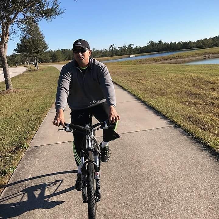 This was me yesterday 
Sunday morning 
rideing my Bike