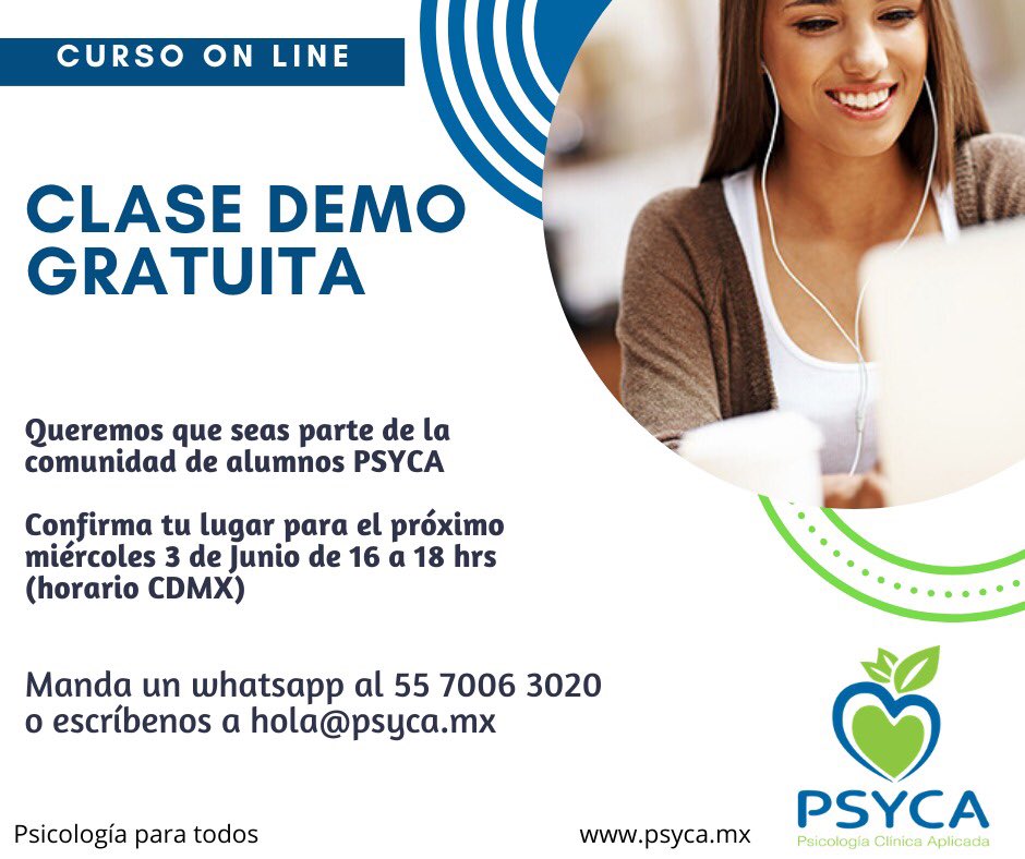 PSYCApsicologia's tweet photo. Conoce nuestros cursos. Se parte de la comunidad de alumnos PSYCA. Estamos por iniciar el diplomado en psicopatología. Te esperamos! #PSYCA #Psicologia #psicopatologia #diplomado https://t.co/DTZxziWeN3