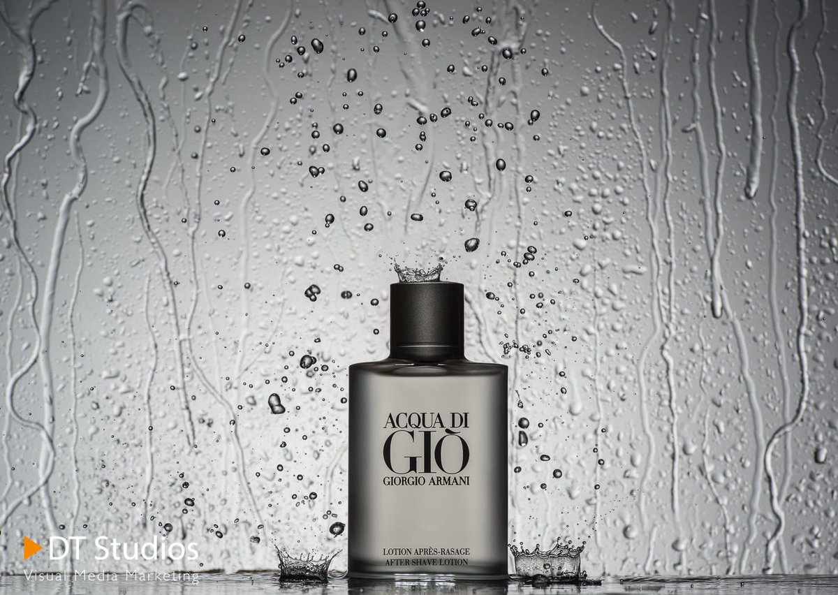 terrylivesey's tweet photo. Product shots in the studio don't have to be plain. We did this and added a waterfall in the background with water dripping over the product. Needless to say the studio got a bit wet π³π¦ #productphotography #product #giorgioarmani #acquadigio #wet #water #studio #sceneset https://t.co/VORY0HGcqu