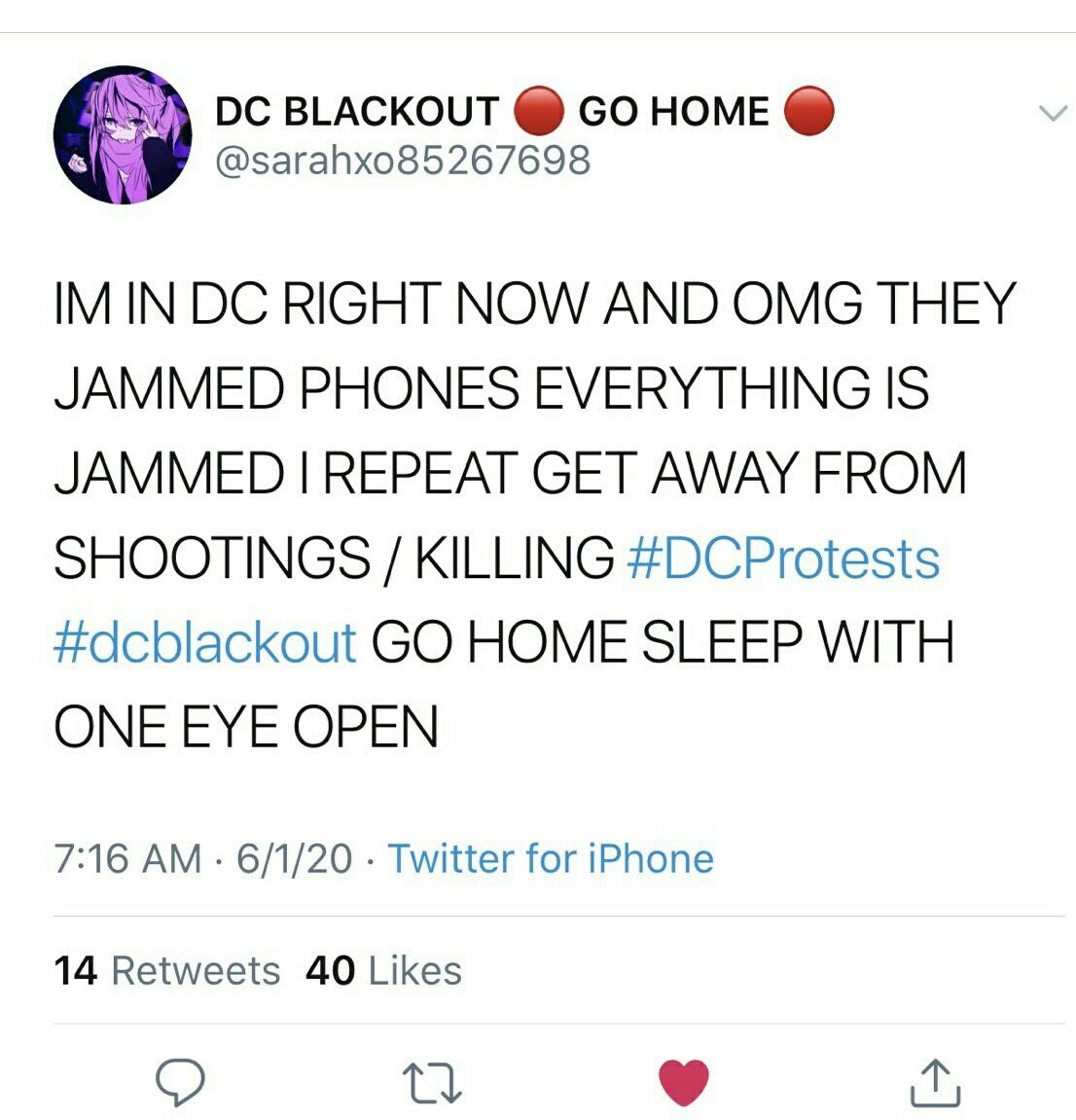 thetaylight's tweet photo. IF EVERYTHING WAS FINE, TWITTER WOULD NOT BE DELETING TWEETS, VIDEOS AND IMAGES LIKE THESE. incase you haven’t seen some of what has been shared, here you go. of course some people can be exaggerating things to create a panic but something clearly isn’t right in DC. #dcblackout https://t.co/l52JRKDMfb