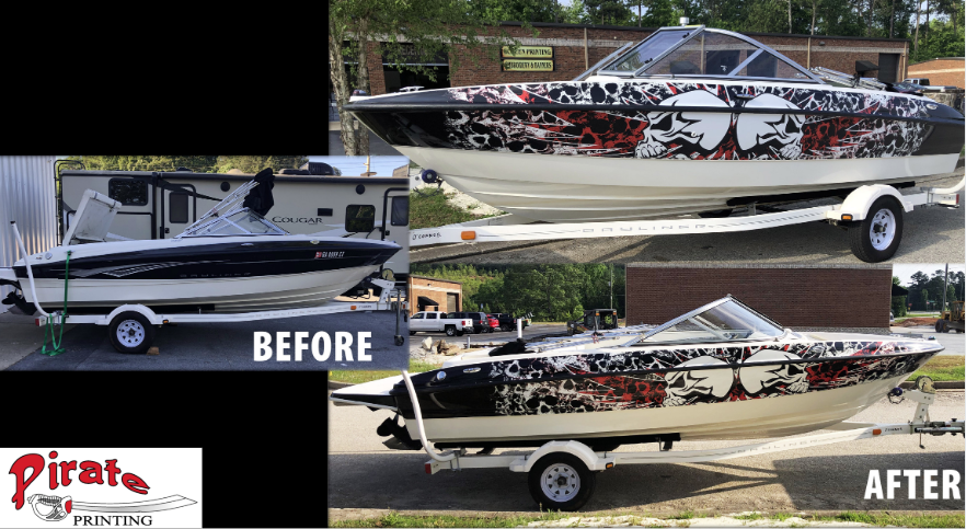Pirateprinting1's tweet photo. That's right...we do #boat #wraps too! - Don't take your new boat out on the lake this Summer without getting some amazing graphics on it!
.
.
Give us a call or shoot us an email for more info! https://t.co/zNSO2NbaxO
