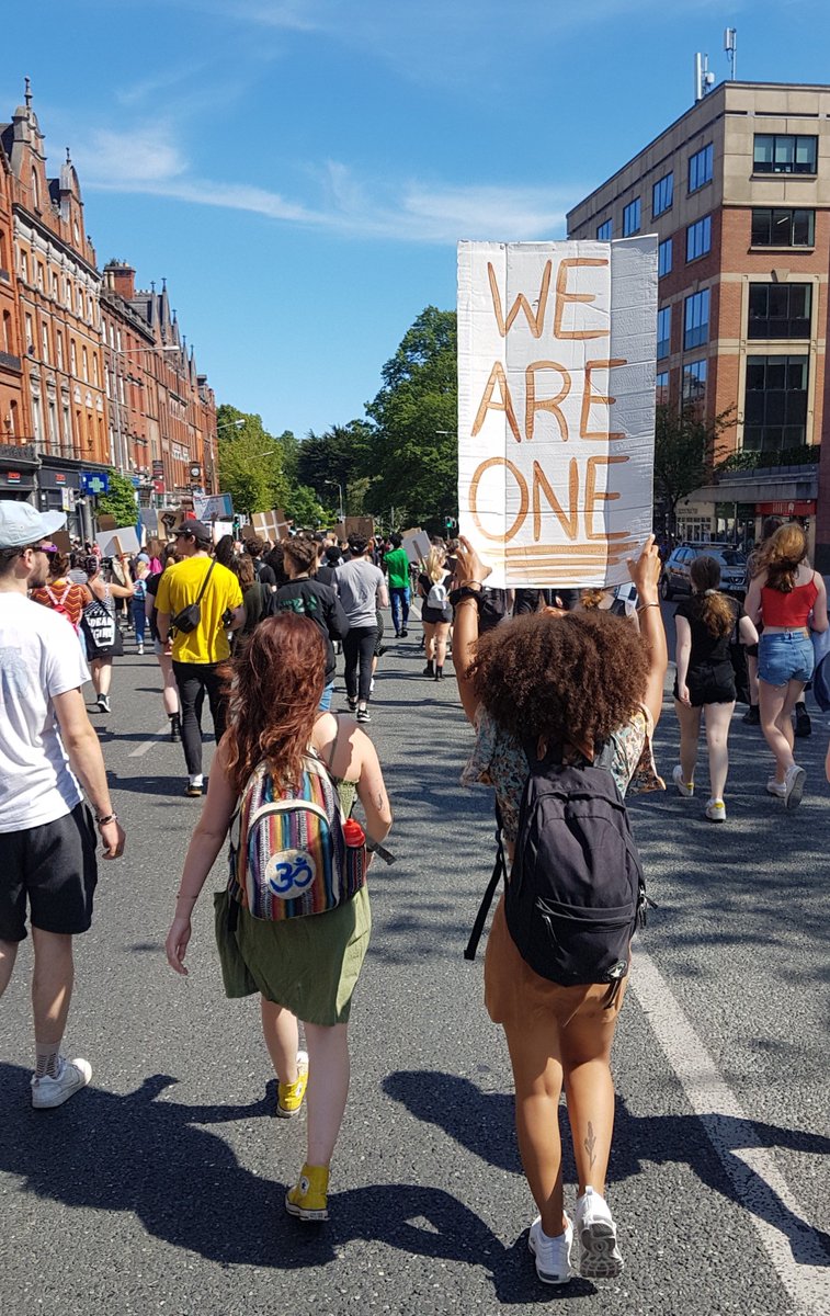 A message from the march to the angry racists filling up our mentions