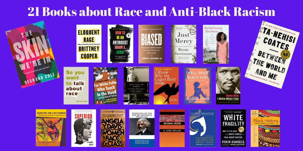 Today I share books for adults (educators, parents, professionals, anyone ...) to help guide our understanding about race and anti-black racism. #ownvoices #antiBlackRacism

<a href="/AshtonOCSB/">Jodi Ashton (she/her)</a> @alkinahan1 <a href="/ShelleyMontgo16/">Shelley Montgomery</a> <a href="/ErinPelhamDoak/">Erin Doak, MEd</a>