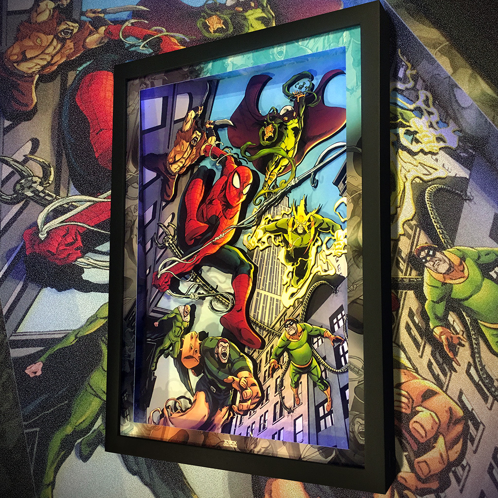 3dboxbr's tweet photo. 3DBox Spider-Man!
Mais uma vez contamos com a arte do Lucas Pereira (esse artista é D+)
Quadro3D Formato Premium 45x33x4cm com vidro de proteção e iluminação LED https://t.co/EBQsAS4sVJ