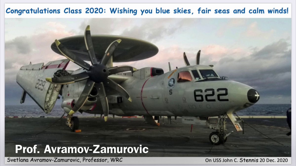 #ICYMI A graduation message for the Class of 2020 from Prof Avramov-Zamurovic #gonavy #beatarmy #usna2020 #wrce #rcon #flynavy #lasers