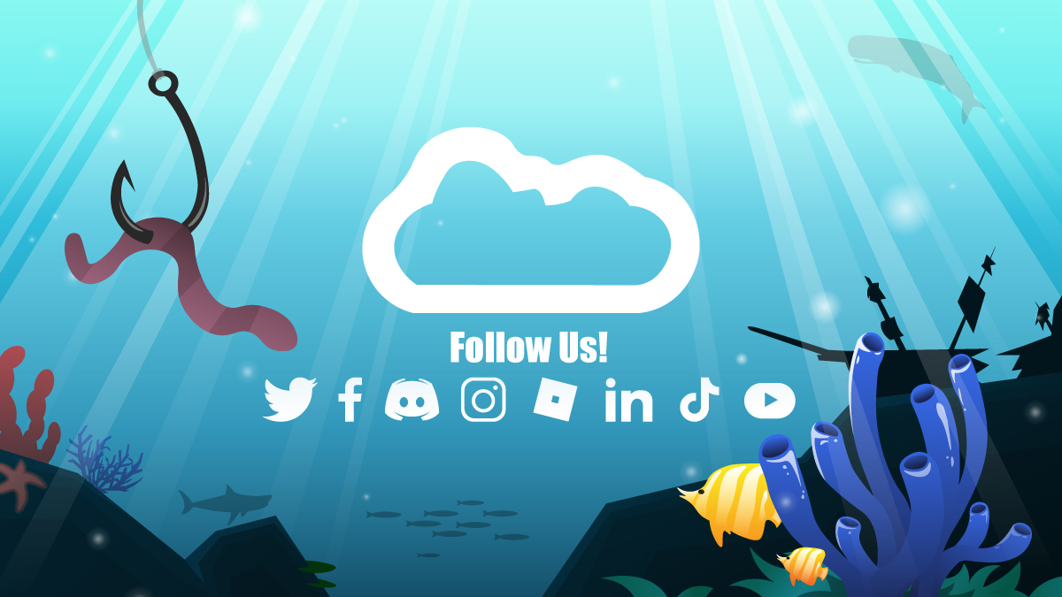 Cloud Entertainment Rbxcloud Twitter - roblox fishing simulator codes 2020 april