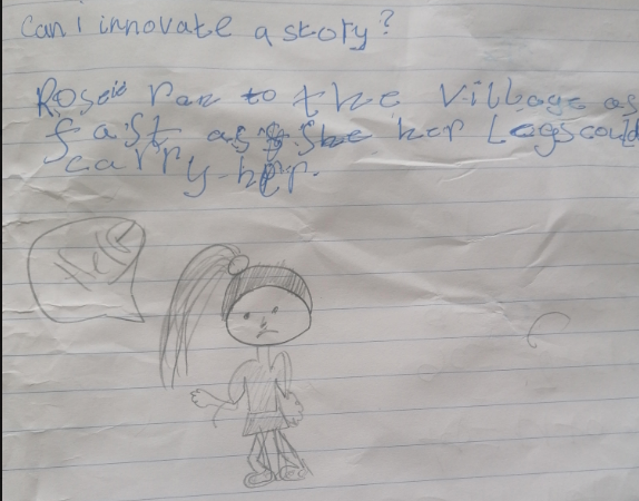 BellBps's tweet photo. Great to hear from Fizza! Don't you just love her writing and that speech bubble! 🥰 @BirchfieldsPS #HomeLearningBPS https://t.co/nx0iSzcrGt