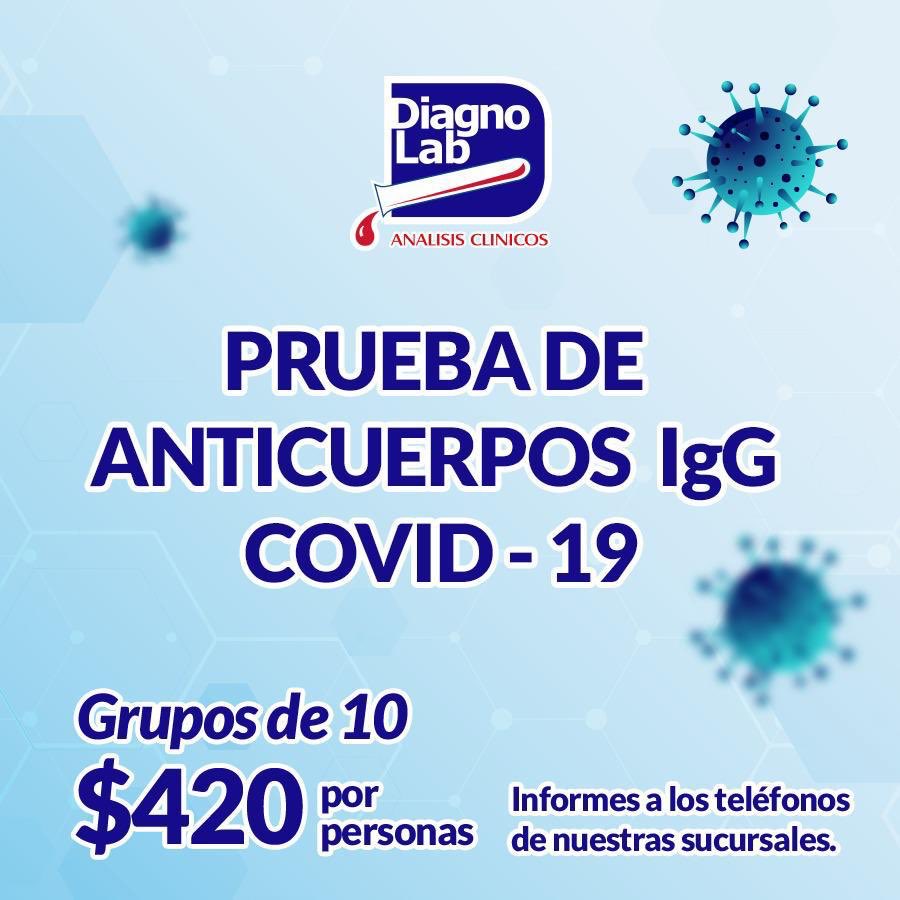 emiliagl's tweet photo. #Dato Ya están realizando las pruebas de anticuerpos IgG de Covid-19 en Diagnolab https://t.co/gKcpJZio6z