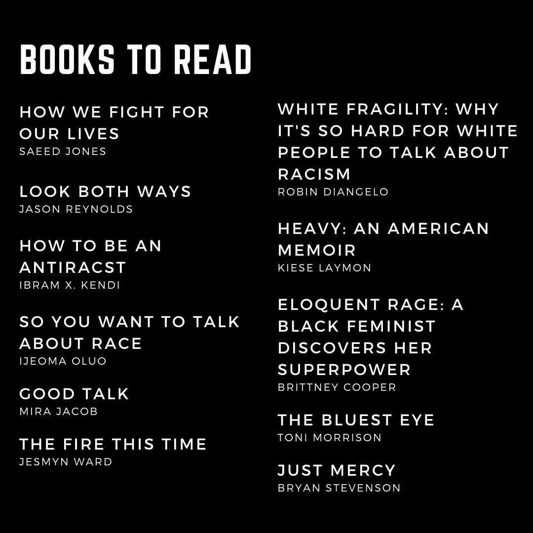 AvidReaderPress's tweet photo. Sharing this graphic and these thoughts is not where our work begins or ends. We have a lot of work to do. Part of that work is educating ourselves. We’ve compiled a list of books we recommend and a list of black-owned independent bookstores we encourage you purchase through. https://t.co/bxWcAWQaTf