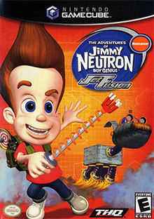 The Adventures of Jimmy Neutron Boy Genius: Jet FusionAh, that's much better. Kind of. This title, WHICH SOMEHOW CAME OUT [[BEFORE]] AotT, was much more fun, and was actually a video game. Found myself pretty bored halfway through, but was at least my sanity was in tact.