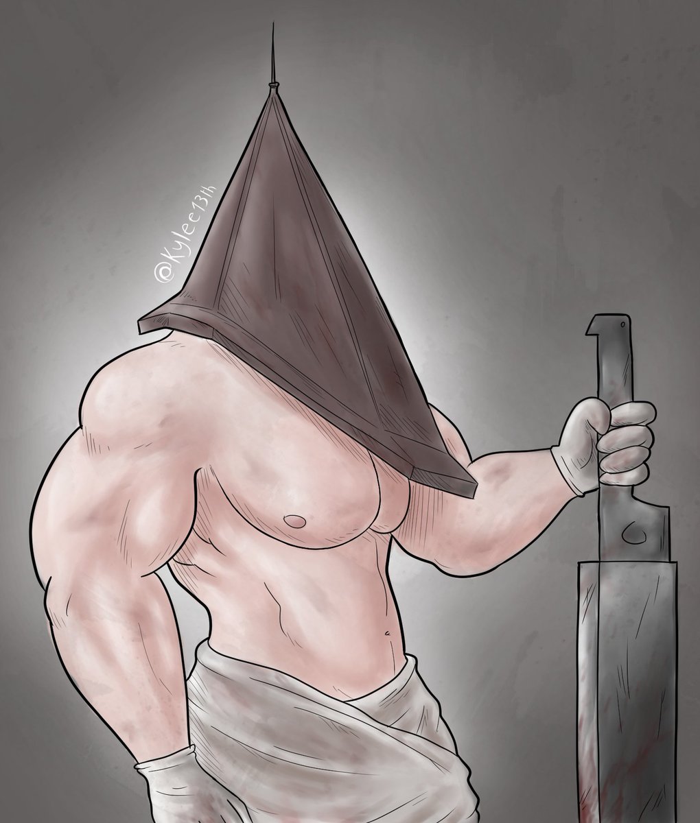 You all reminded me of the existence of triangle boi.#Pyramidhead #SilentHi...