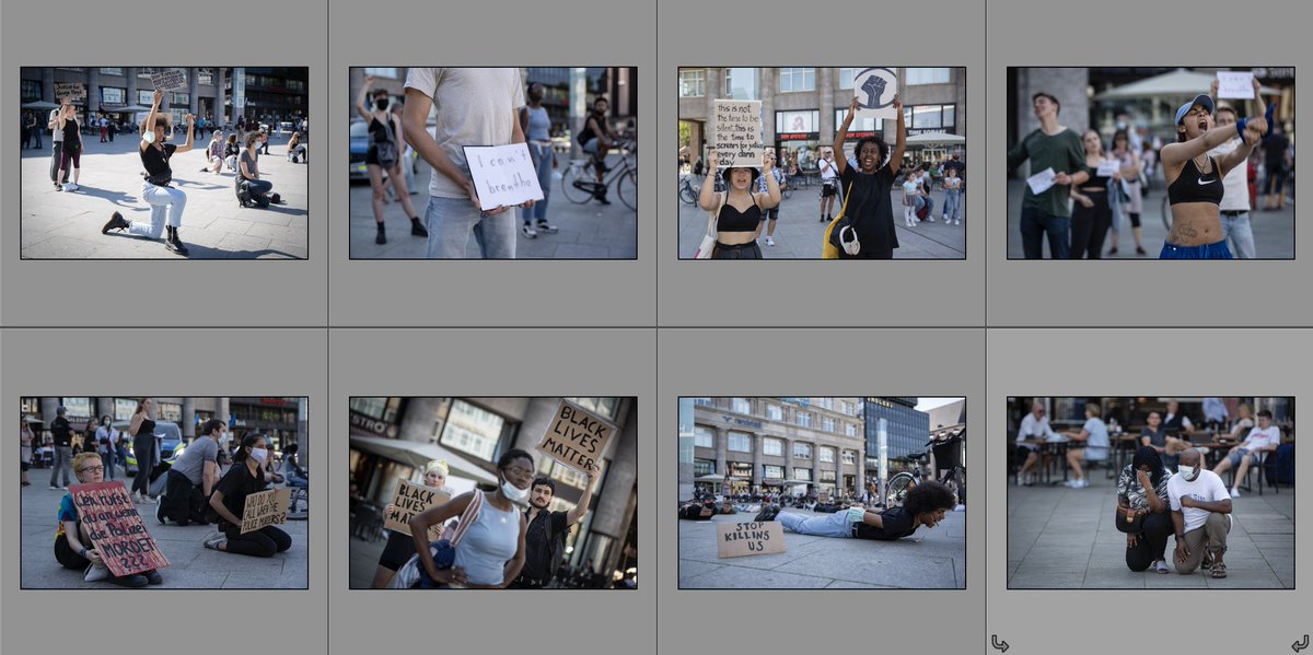 bjokie's tweet photo. Some impressions of todays #BLACK_LIVES_MATTER rally in Cologne, Germany.
More photos: https://t.co/kjCCxSdT9D
#BlackLivesMatter #BlackLivesMatterGermany #GeorgeFlyod #K0106 https://t.co/MKjGojWoTV