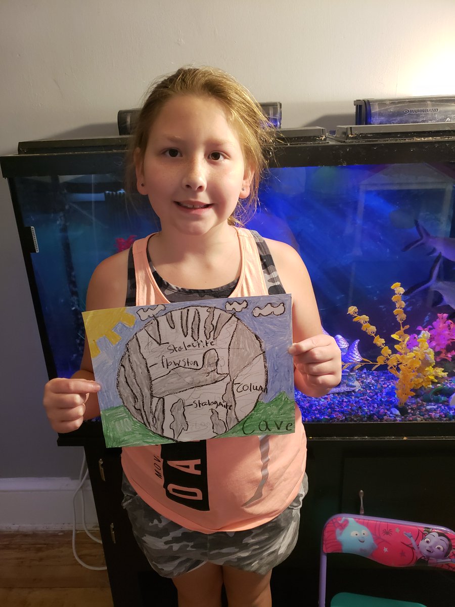 BASDMrWoods's tweet photo. This week we are learning all about cave formations. Great drawing Karyssa! https://t.co/YtSbb4pt8E