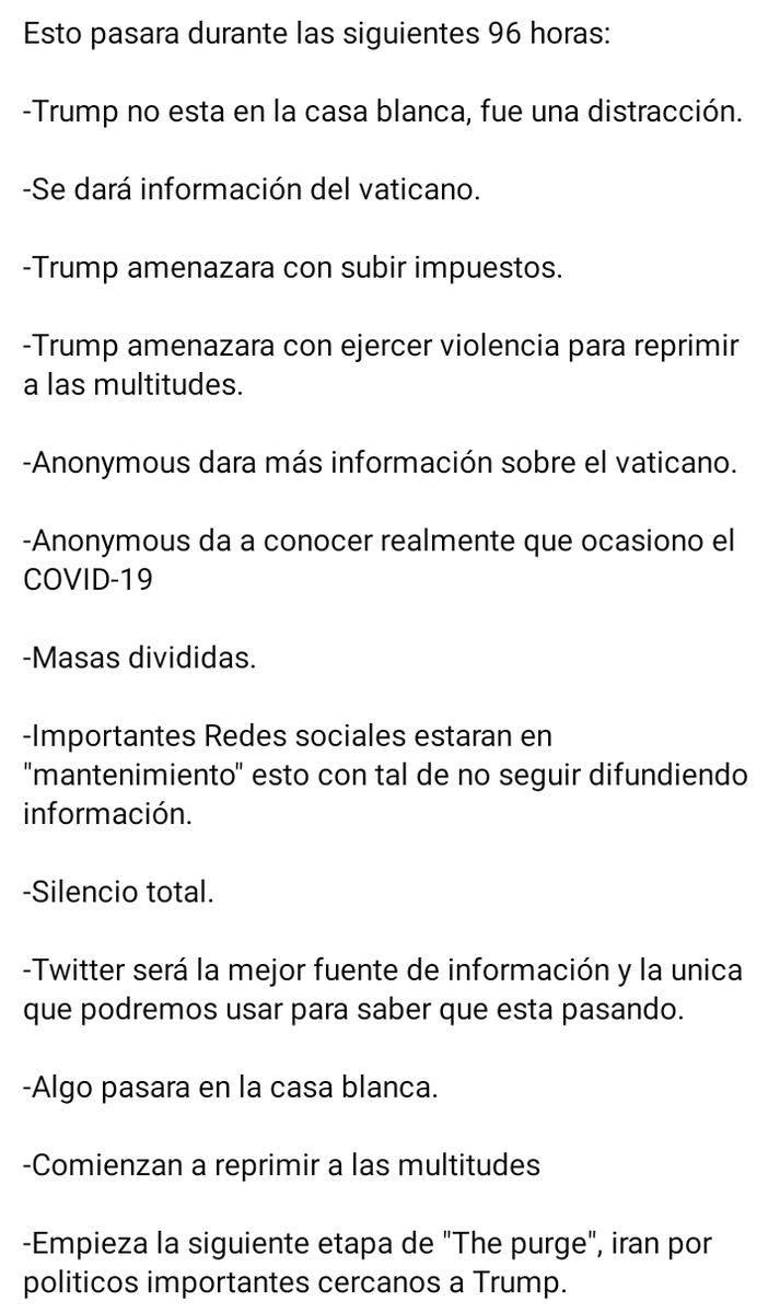 YessiLanda3's tweet photo. #Anonymuos
Difundan, tenemos que prepararnos https://t.co/sH5uprrcMx