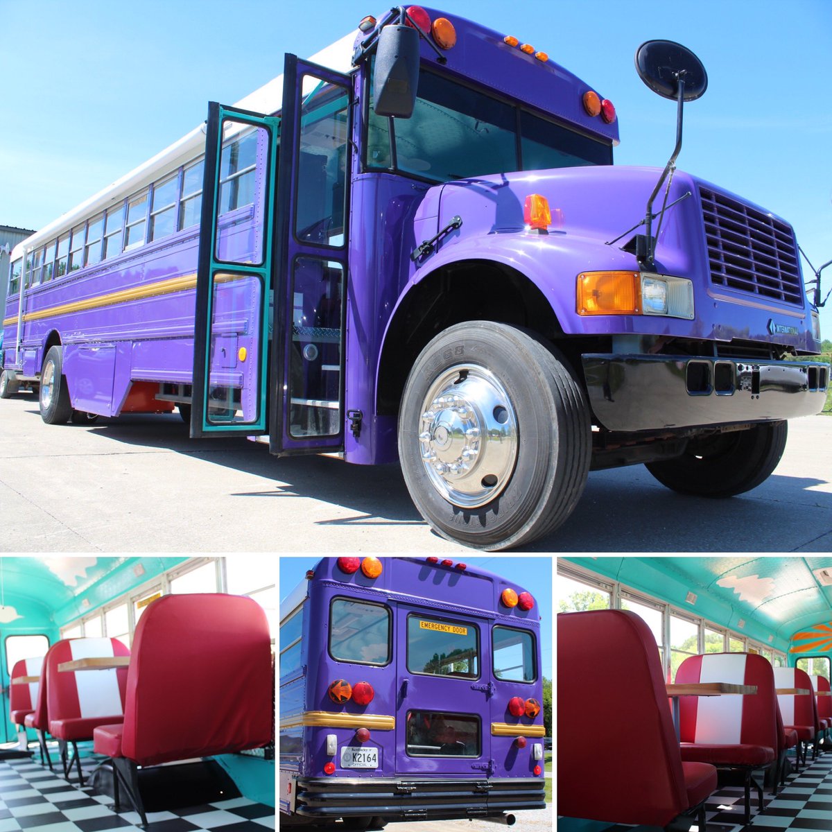 Picking up our new Summer Meals Bus from Final Finish in Morgantown!!! It’s BEAUTIFUL!!!!