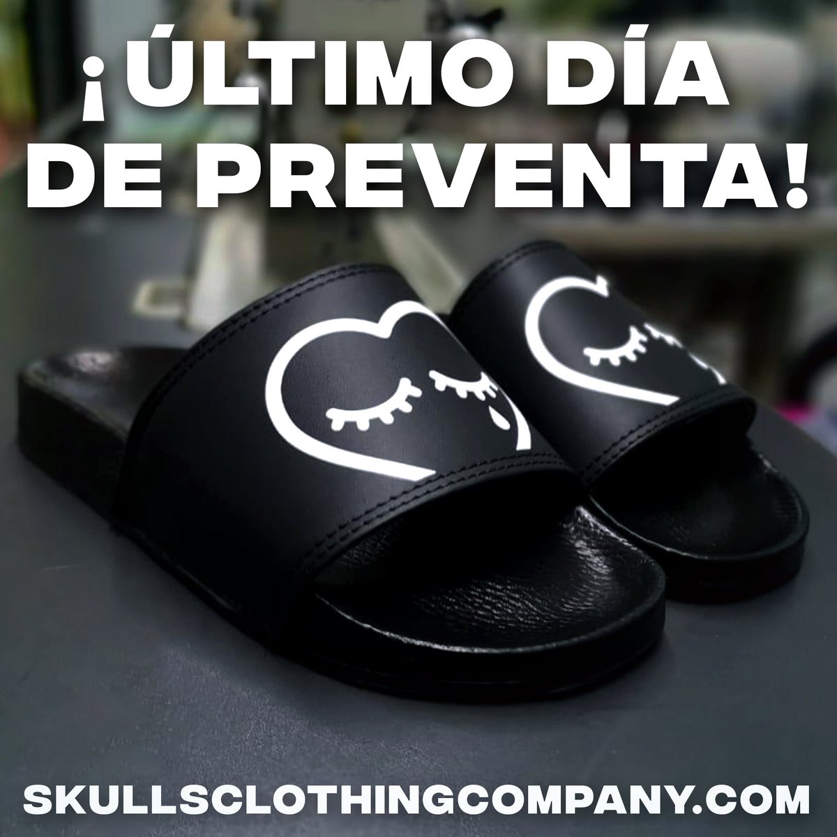 ¡Último día para adquirir tus slides!

👀 La preventa es la única manera de garantizar que encuentres tu talla en la tienda 🏃🏻‍♂️💨 

Toda la información en: skullsclothingcompany.com