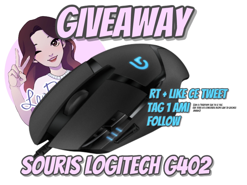 POUR FÊTER LES 1 000 FOLLOWERS JE LANCE UN :
#GIVEAWAY #CONCOURS 

A GAGNER : UNE SOURIS LOGITECH G402 

Pour participer:
🔴 RT + LIKE ce tweet
🔴 Tag 1 coupaing
🔴FOLLOW <a href="/LapetiteYoja/">La Petite Yoja</a> 

TAS : vendredi 12 juin 2020