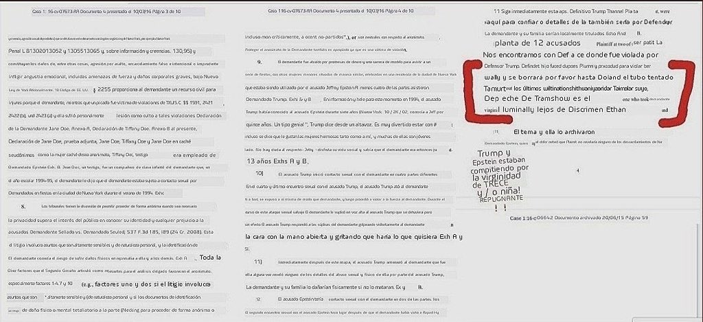 marilifresita's tweet photo. Donal Trump mando a matar a Epstein para encubrir su historia de trata de niños y violacion P1. https://t.co/49Le7KMVLr