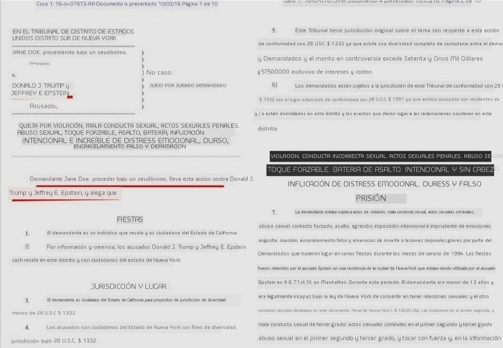 marilifresita's tweet photo. Donal Trump mando a matar a Epstein para encubrir su historia de trata de niños y violacion P1. https://t.co/49Le7KMVLr