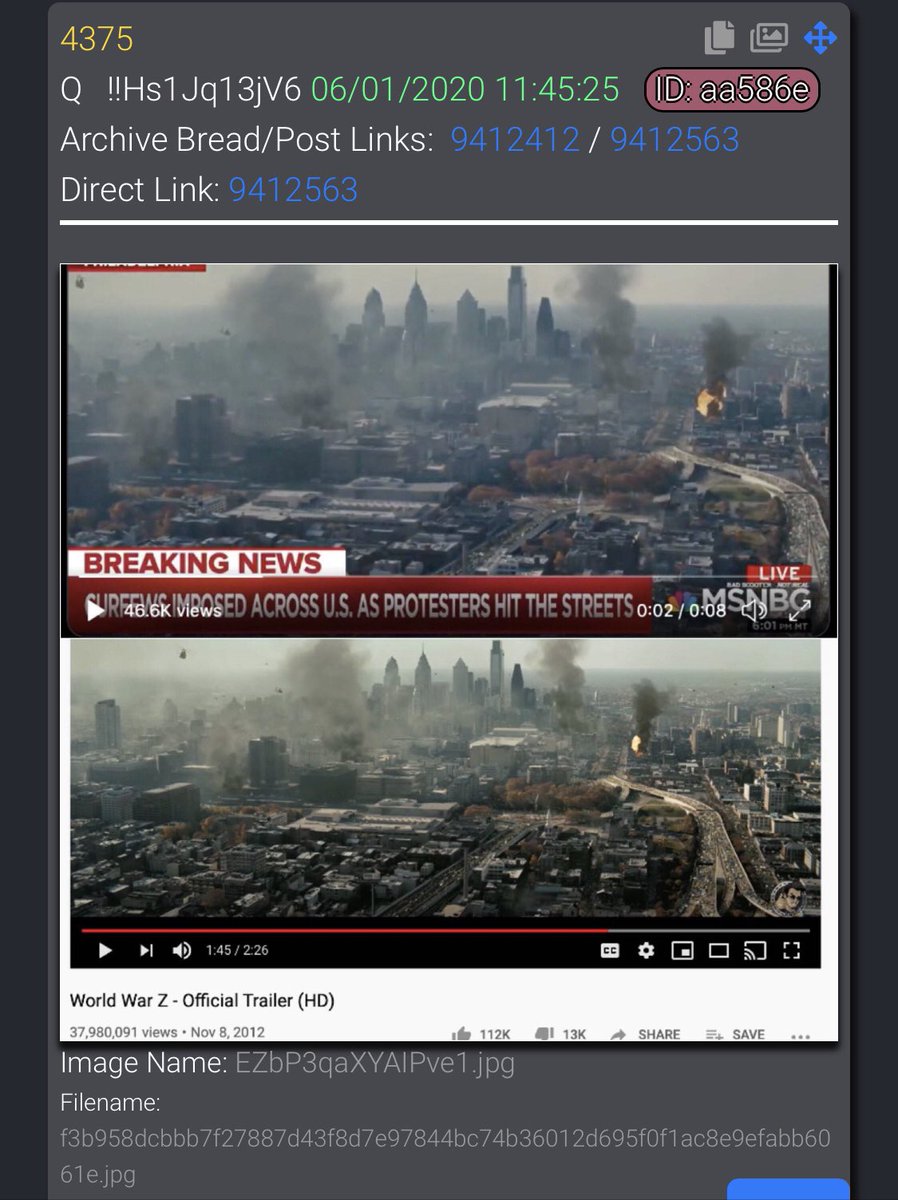 4375- New Q MSDNC [knowingly] using fake footage?MSDEN pushing [AMERICA ON FIRE] narrative?Why?ENEMY OF THE PEOPLE.Q