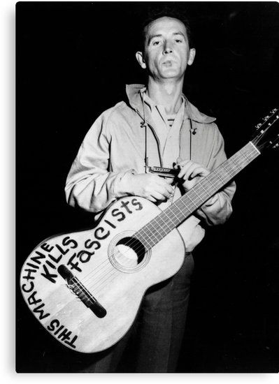 Lest we forget....#woodyguthrie #IamAntifascist